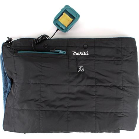Makita – Couverture chauffante 700x1400mm – Puissance 18V – DCB200A – 3 niveaux de chaleur – Enveloppe en polyester avec doublure en fausse fourrure — photo 3