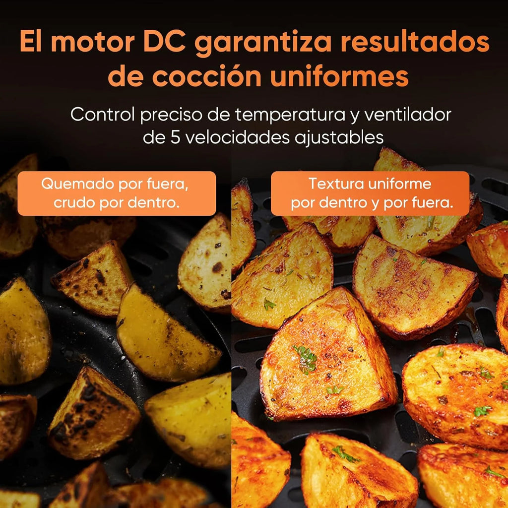 2026 Friteuse à air chaud Cosori Turbo Blaze 6L, intérieur en métal véritable, moteur CC exclusif, 46 % plus rapide, températ