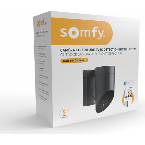 SOMFY 1875326 - Outdoor Camera grise 2 - Caméra de surveillance extérieure wifi — photo 5