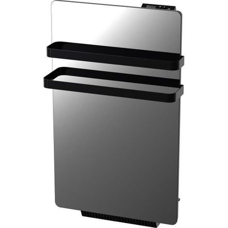 Carrera – Sèche-serviettes électrique 1400W – Soufflerie LCD 900W – Thermostat écopilote – Format vertical plat miroir — photo 4