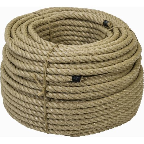 Werka Pro – Corde polypropylène Ø22mm x 50m – Capacité de rupture 6040 kg – Traitement anti-UV pour exposition prolongée – Pour arrimage et fixation — photo 1