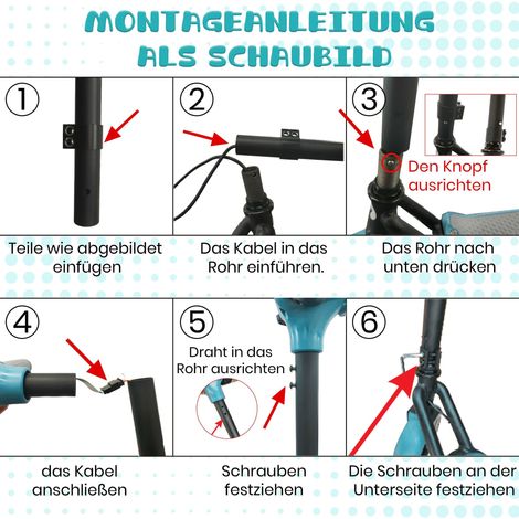AMXCNOY Trottinette électrique pour enfants, trottinette enfant 14 km/h, 5-8km, frein électrique, conduite sécurisée pour enfants dès 6 ans, avec Bluetooth et lumières colorées