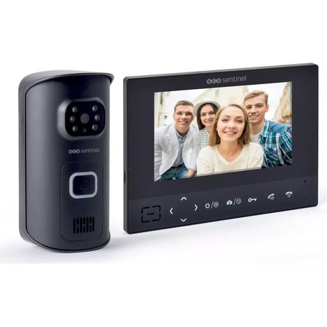 Scs Sentinel – Interphone vidéo sans fil 200 mètres – Vision nocturne 6 LED – Grand angle 110° – Enregistrement photos et vidéos – Installation facile — photo 1