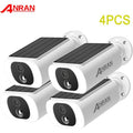 Anran – Caméra de surveillance extérieure sans fil WiFi solaire 3MP – Audio bidirectionnel – Détection mouvement PIR – Vision nocturne IP65 — photo 1