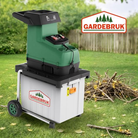 Broyeur de végétaux silencieux 3100 W Broyeur de jardin avec bac de ramassage 60L Branches 45 mm — photo 4
