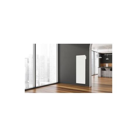Carrera – Radiateur à inertie céramique 2000W – Vertical blanc – Thermostat LCD – Indice de protection IP24 – Certification CE et NF — photo 1