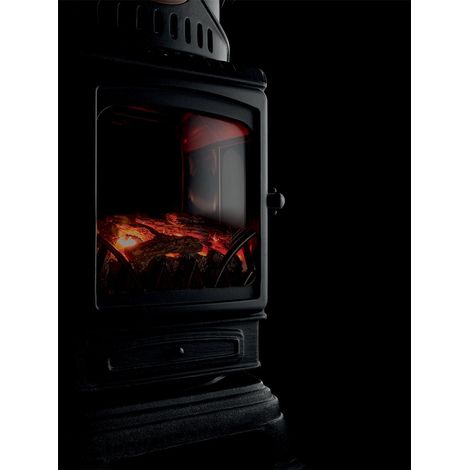 Universal – Poêle à gaz 3,4 kW noir mat – Fonte véritable – Autonomie 60h – Compatible butane 6/13 kg – Installation rapide sans conduit — photo 5