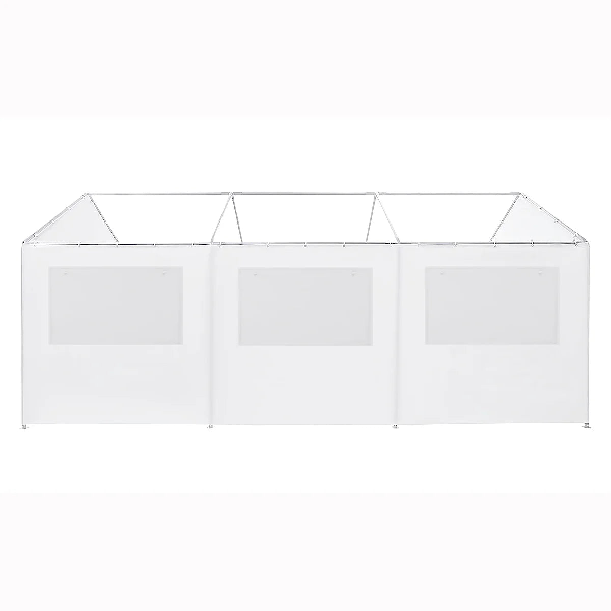 King Canopy 10' x 20' Carport Canopy Sidewall Kit w/ Bug Screen Windows