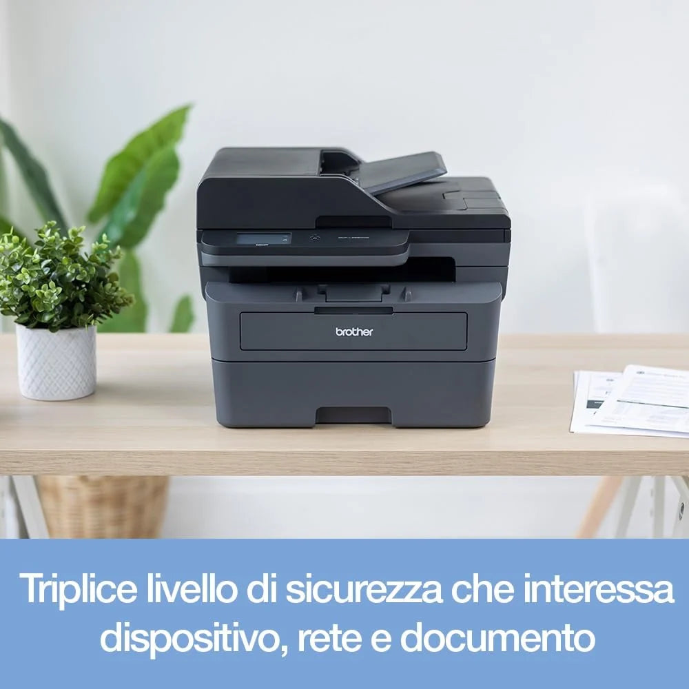 2026 Brother DCP-L2660DW | Imprimante Multifonction | Laser | A4 | Abonnement d'impression ECOPRO 2 Mois OFFERTS | WiFi Direc