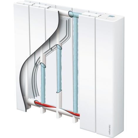 ATLANTIC - Radiateur chaleur douce Accessio digital 2 horizontal 1000W blanc - 524910 — photo 4