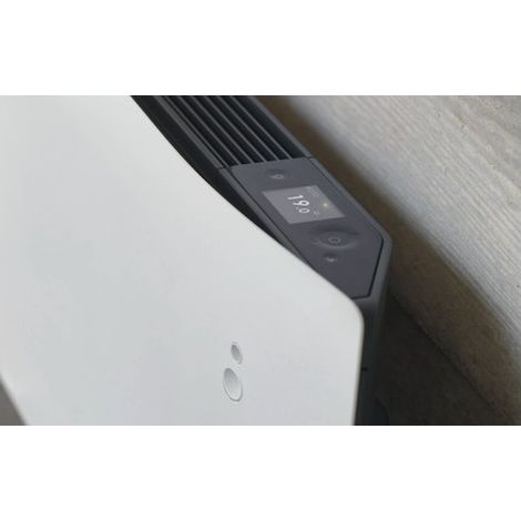 Atlantic – Radiateur à inertie connecté 1500W horizontal – Fonction lumineuse – Pilotage intelligent via Cozytouch – Blanc carat — photo 2