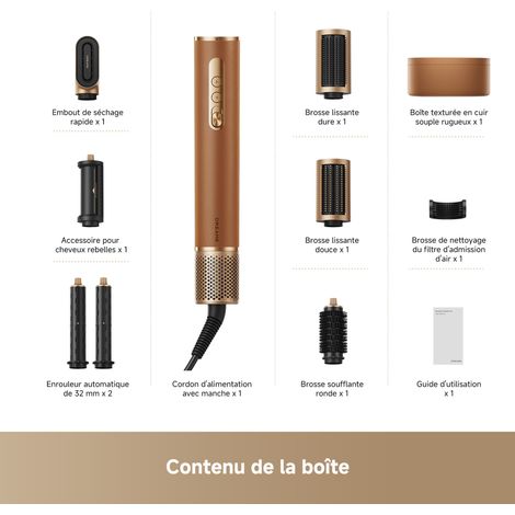Dreame – Brosse soufflante à chaleur 1300 W – Longueur câble 2,8 m – Pour cheveux lisses et brillants – Technologie de coiffage avancée — photo 5