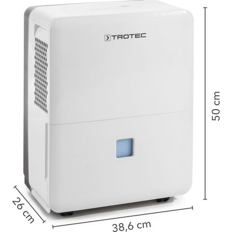 Trotec – Déshumidificateur d'air 30l/j pour 90m² – Fonction confort automatique – Séchage linge – Évacuation continue des condensats — photo 3