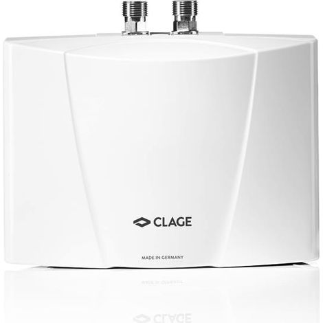 Clage – Chauffe-eau instantané 4.4kW – Débit max 2.5L/min – Pour espaces confinés – Commande hydraulique MBH — photo 1