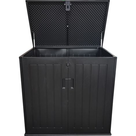 Gardiun – Coffre de jardin en résine 775 L – Dimensions 116x71x109/112,5 cm – Fermeture amortisseur à gaz – Protection UV — photo 3