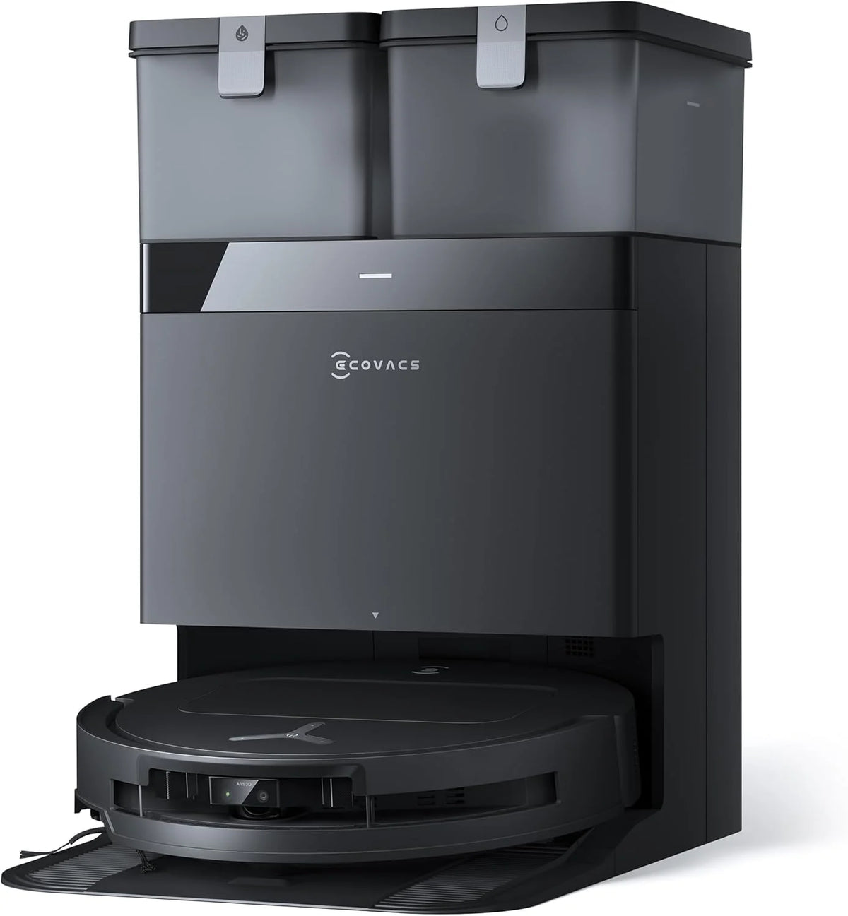 2026 ECOVACS T50 Omni Aspirateur Robot avec Station, Puissance 15000Pa amélioré par T30 Pro Omni, Brosse latérale et serpilli