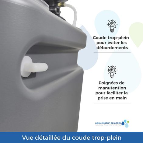 Adoucisseur d'eau TOODO Fleck 5600 Sxt - 25l - Complet avec accessoires — photo 5