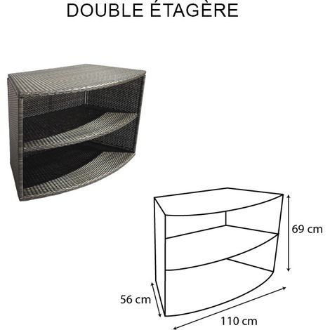 Netspa – Spa portable semi-rigide Octopus 6 places – Dimensions Ø 193 cm x H 73 cm – Moteur intelligent avec filtration et chauffage – Pack mobilier 5 modules — photo 4