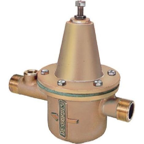 Desbordes – Réducteur de pression mâle/mâle DN 3/4" 20mm – Cuve en bronze – Pression réglable 1 à 6 bar – Débit élevé avec faible perte de charge — photo 4