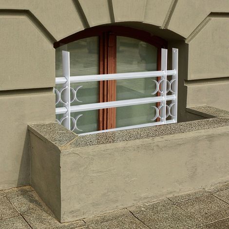 Relaxdays – Grille de fenêtre télescopique anti cambriolage – Acier galvanisé – Dimensions réglables 600 x 1000-1500 mm – Protection efficace contre effractions — photo 4