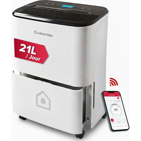 Déshumidificateur Intérieur Connecté 21L - Ariston DEOS 21S NET WIFI - Intelligent, Silencieux,  jusqu'à 52 m² — photo 1