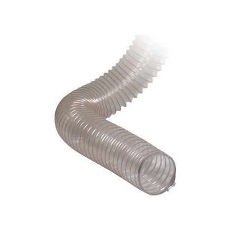 Tuyau transparent spiralé polyuréthane 80 mm 10 M Holzkraft 80MM10M — photo 1