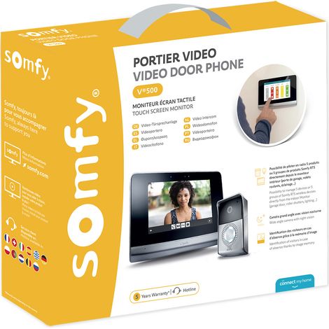 SOMFY 2401446 - Visiophone V500 - Écran tactile 7 pouces — photo 2