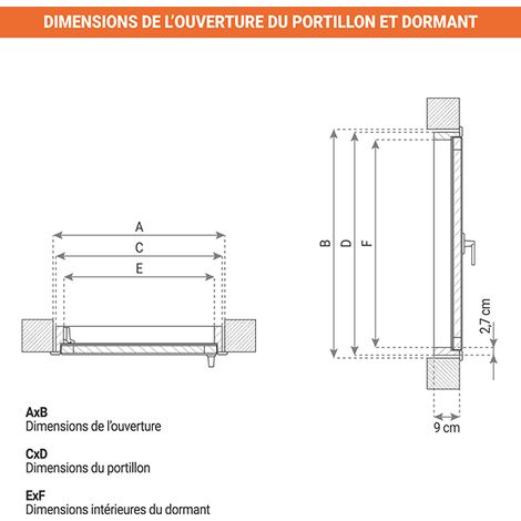 Echelle Direct – Trappe de visite 60x80cm avec isolation thermique 0.68 W/m²K – Poignée universelle pour fermeture étanche – DWT60X80 — photo 4