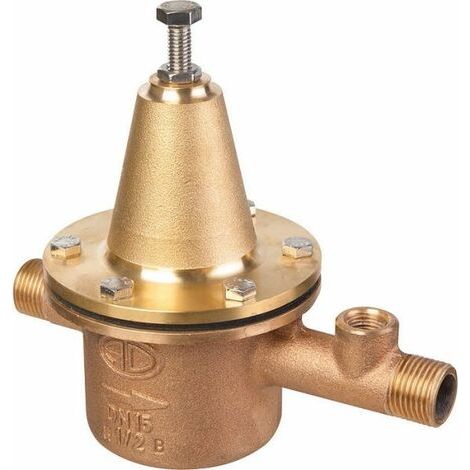 Desbordes – Réducteur de pression mâle/mâle DN 3/4" 20mm – Cuve en bronze – Pression réglable 1 à 6 bar – Débit élevé avec faible perte de charge — photo 5