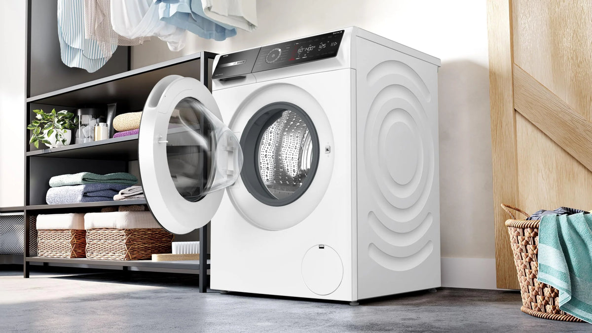 2026 Bosch WGB244A2FR, Série 8, Lave-linge Pose-libre, 9 kg, 1400 trs/min, Blanc