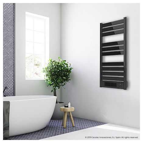 Cecotec – Sèche-serviettes électrique 2000 W – Chauffage céramique 1500 W – Écran LED – Télécommande – Minuterie 24h – Protection IPX1 — photo 3