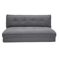 2026 Chauffeuse 2 Places Convertible En Tissu Gris Sally Chauffeuse