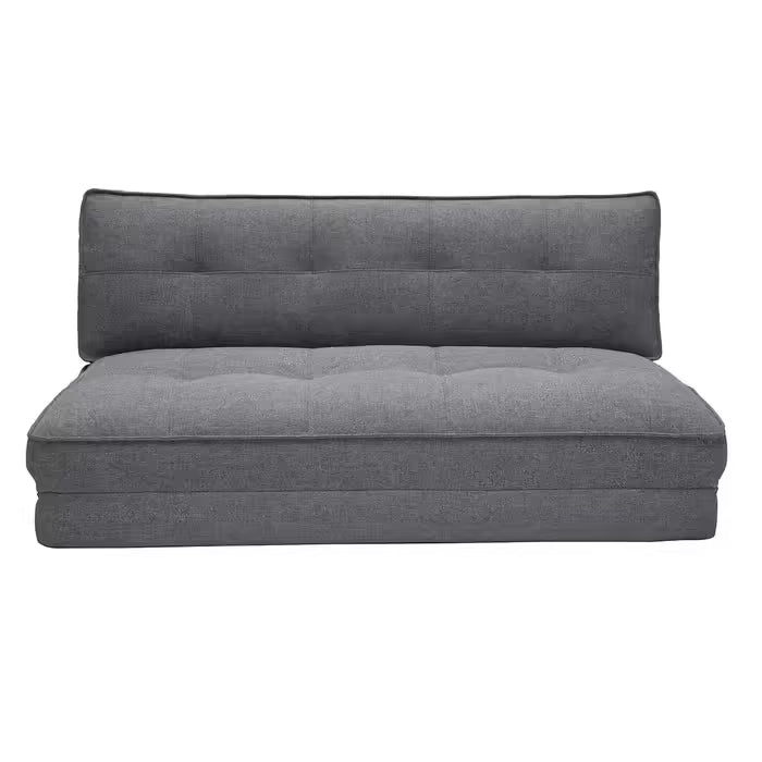 2026 Chauffeuse 2 Places Convertible En Tissu Gris Sally Chauffeuse