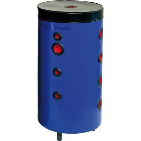 Thermador – Bouteille de mélange pose au sol 100L – BMEL100SK – Acier cylindrique pour chauffage et climatisation – Découplage hydraulique — photo 1