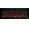 Kekai – Cheminée électrique murale encastrable 2000W – Dimensions 127x16x48 cm – Télécommande incluse – Pour surfaces jusqu'à 30 m² — photo 1
