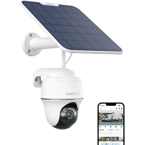 Reolink – Caméra de surveillance extérieure 4K 8MP – WiFi bi-bande 2,4/5 GHz – Vision nocturne couleur – Rotation 355° et inclinaison 140° – Détection intelligente — photo 1