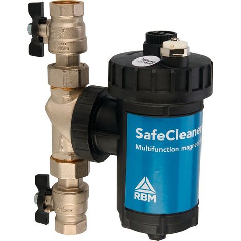 RBM – Filtre magnétique SafeCleaner2 G3/4" – Filtration efficace des boues – Protection chaudière – Élimination des impuretés — photo 5