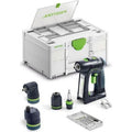 Festool – Perceuse-visseuse sans fil 18V – Moteur EC-TEC sans charbons – Couple 45Nm pour perçage métal – Coffret avec accessoires inclus