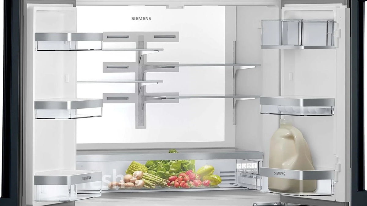 2026 SIEMENS KF96NVPEA iQ300 Multi-Door-Kühlschrank, 183 x 91 cm, 405 L Kühlen & 200 L Gefrieren, hyperFresh längere Frische