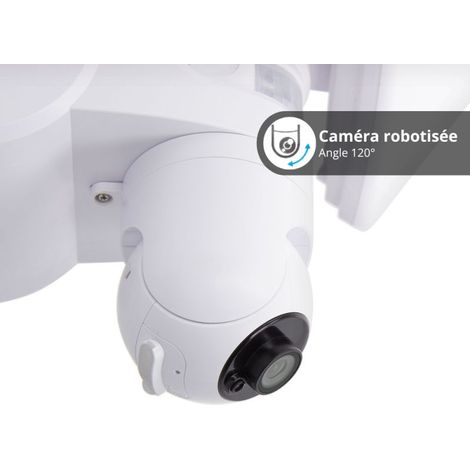 Projecteur mural connecté avec caméra HD – Détecteur de mouvement 2200 lumens IP44 – Aluminium – KPRCAM2000 – Kozii — photo 3