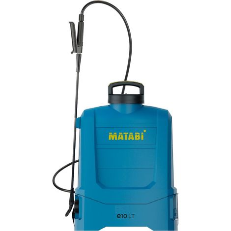 Matabi – Pulvérisateur électrique à batterie 12V 10L – Autonomie 150L – Pression constante – Buse Low Drift pour herbicides