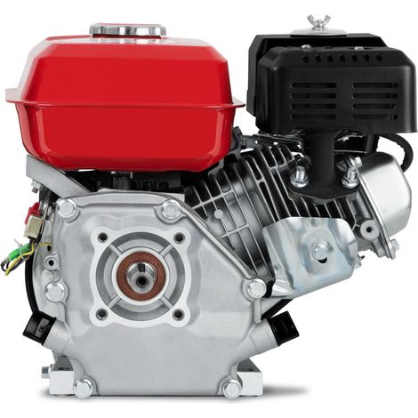 Eberth – Moteur thermique 6,5 CV 196cc arbre 19mm – Démarrage par traction – Carburateur haute qualité – Sécurité manque d'huile — photo 4