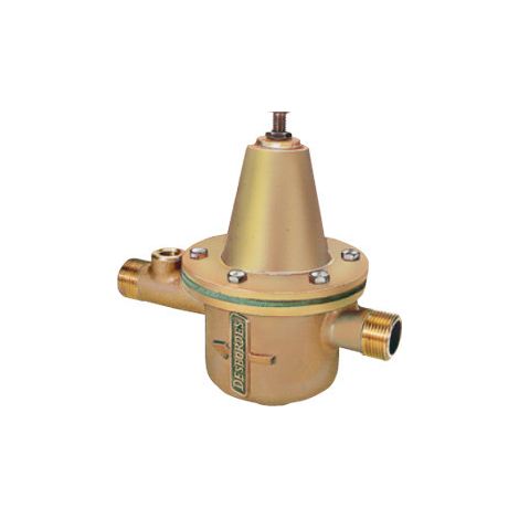 Desbordes – Réducteur de pression mâle/mâle DN 3/4" 20mm – Cuve en bronze – Pression réglable 1 à 6 bar – Débit élevé avec faible perte de charge — photo 1