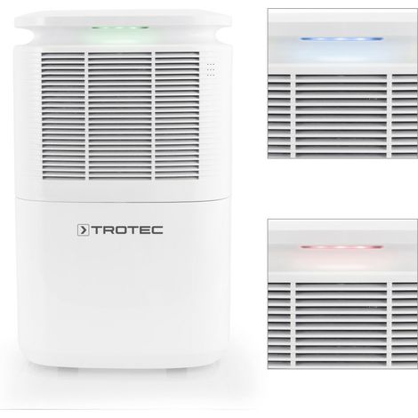 Trotec – Déshumidificateur 12l/j pour pièces jusqu'à 15m2 – Mode séchage textile – Évacuation des condensats – Indicateur d'hygrométrie LED — photo 5