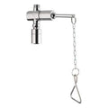 Idral – Mitigeur de douche chromé avec commande à chaîne – Pomme de douche anti-calcaire réglable – Arrêt temporisé 25s – Limiteur de débit 8 l/min — photo 1