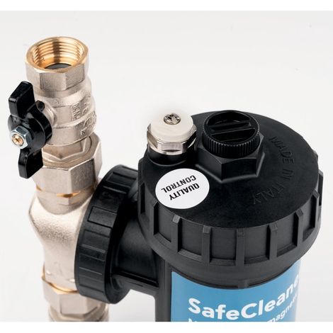 RBM – Filtre magnétique SafeCleaner2 G3/4" – Filtration efficace des boues – Protection chaudière – Élimination des impuretés — photo 4