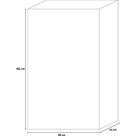 Keter – Armoire de jardin haute 182 cm – Résistante aux UV et à l'eau – 4 étagères réglables – Capacité de charge 30 kg