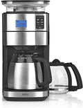 2026 BEEM FRESH-AROMA-PERFECT II Filterkaffeemaschine mit Mahlwerk - Thermo | Edelstahl | Thermokanne | 24h-Timer | 1000 W |