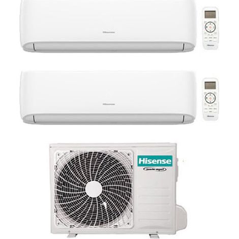 Hisense – Climatiseur réversible double split Inverter 7000 BTU – Wi-Fi – Classe A++ – Autonettoyage – Commande vocale Alexa/Google — photo 2