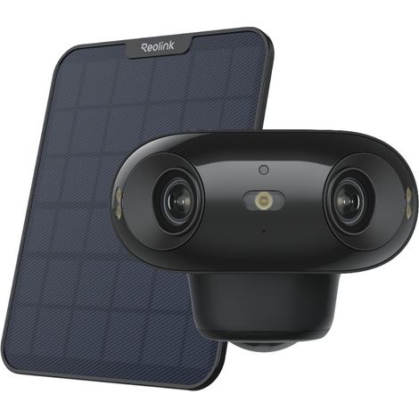 Reolink – Caméra de surveillance Wi-Fi 6 4K 180° – Vision nocturne ColorX F1.0 – Détection AI – Panneau solaire – Autonomie prolongée — photo 1